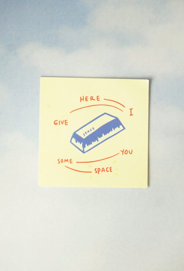 Toko Racil Mini Art Print - Give Some Place
