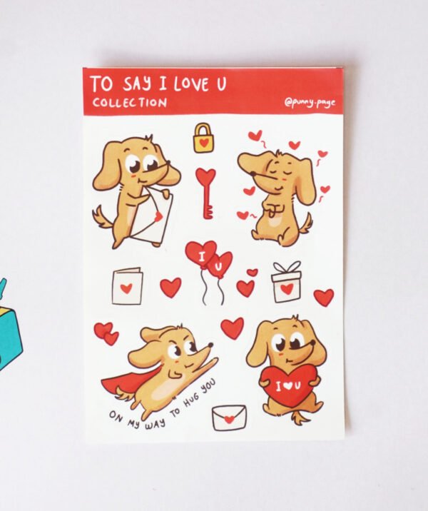 Love Collections Stickers by Punny Page