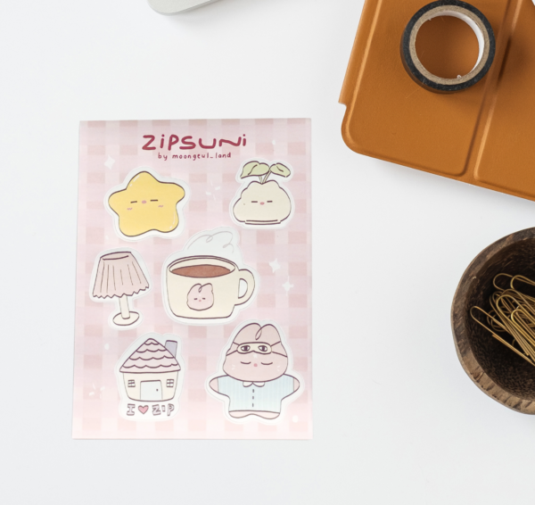Moongeul Zipsuni Stickers Collection
