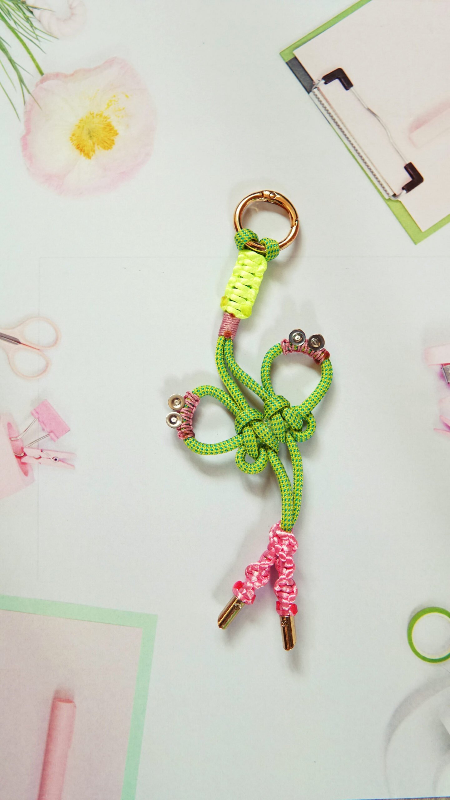 Bag Charm Butterfly Hijau by Kaloo Project