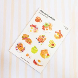 Morning Breakfast Sticker by Bloomy Sunday Studio