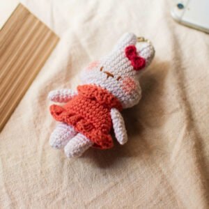 Mini Bunny Bag Charm by Magicotton