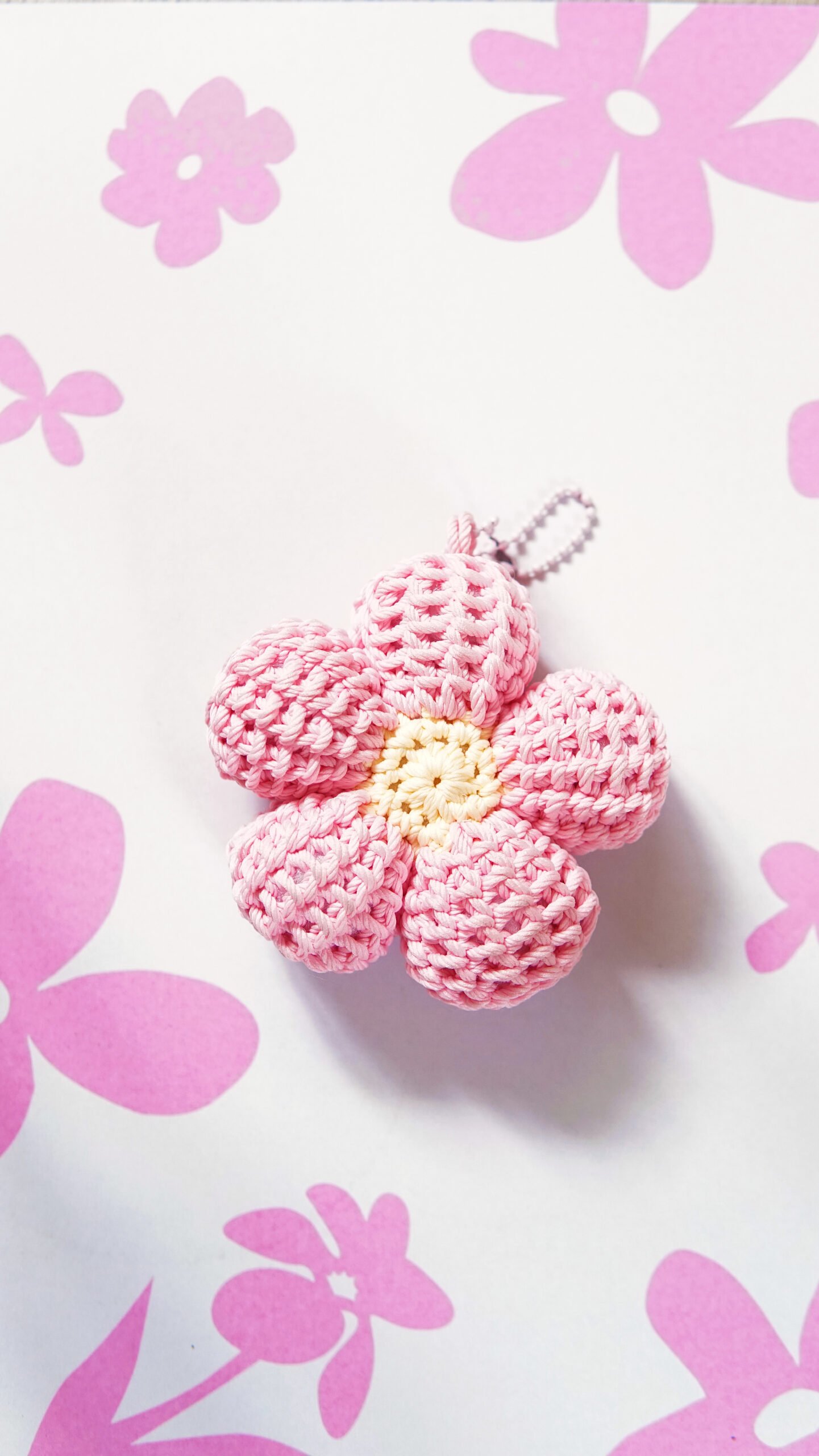 Flowers Crochet Keychain by Wanderling Shop