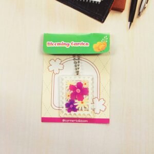 Corner To Bloom : Stamp Flower - Purple Yellow