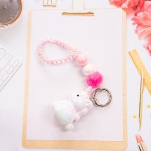 Vanblink Store : Unicorn Keychain (Pink)
